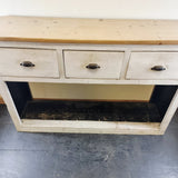 Antique Circa 1900 Reclaimed Painted Pine Dresser Base