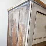 Antique Circa 1900 Reclaimed Painted Pine Dresser Base
