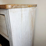 Antique Circa 1900 Reclaimed Painted Pine Dresser Base