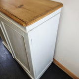 Antique 19th Century Painted Pine Cupboard.