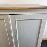 Antique 19th Century Painted Pine Cupboard.