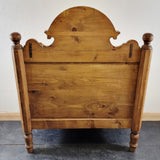 Vintage 20th Century Pine Monks Storage Bench