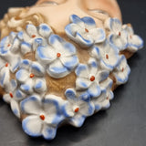 Antique German Goebel Bee Back Stamp Wall Mask or Face Art Deco