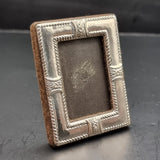Small Vintage 925 Silver Picture or Photo Frame with Felt Back