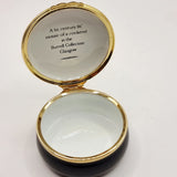 Halcyon Days Enamels Mosaic of a Cockerel Enamel Trinket or Pill Box