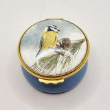 The Enamel Collection Blue Tit Trinket or Pill Box
