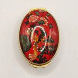 Halcyon Days Enamels Ming Dynasty Stye V and A Trinket Pill Box