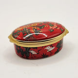 Halcyon Days Enamels Ming Dynasty Stye V and A Trinket Pill Box
