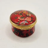 Halcyon Days Enamels Ming Dynasty Stye V and A Trinket Pill Box