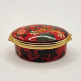 Halcyon Days Enamels Ming Dynasty Stye V and A Trinket Pill Box