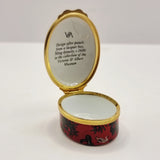 Halcyon Days Enamels Ming Dynasty Stye V and A Trinket Pill Box