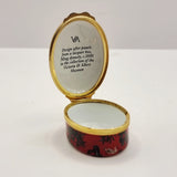 Halcyon Days Enamels Ming Dynasty Stye V and A Trinket Pill Box