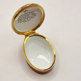 Halcyon Days Enamels Ming Dynasty Stye V and A Trinket Pill Box