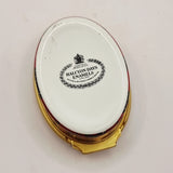 Halcyon Days Enamels Ming Dynasty Stye V and A Trinket Pill Box