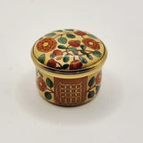 Halcyon Days Enamels University of Oxford Collection Trinket Pill Box