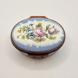 Halcyon Days Enamels 1987 The National Trust Trinket or Pill Box