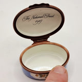 Halcyon Days Enamels 1987 The National Trust Trinket or Pill Box