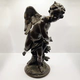 Antique 19th Century French Bronze Cupid Cherub