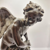 Antique 19th Century French Bronze Cupid Cherub