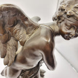 Antique 19th Century French Bronze Cupid Cherub