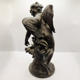Antique 19th Century French Bronze Cupid Cherub