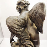 Antique 19th Century French Bronze Cupid Cherub