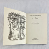 The Silver Chair, The Chronicles of Narnia by C.S.Lewis 1st Ed 4th Impression 1961 Hardback Book