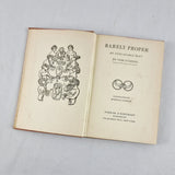 1931 Barely Proper An unplayable play by Tom Cushing Hardback Book