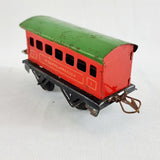 O Gauge Tin Plate Locomotive, Tender and 2 Carriages , Pioner Expressen