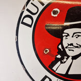 Rare and Unusual Vintage Dutch Masters Paints Double-sided Enamel Sign