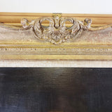 Antique Portrait of a Gentleman in 19th Century Attire Large Oil on Canvas