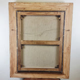 Antique Portrait of a Gentleman in 19th Century Attire Large Oil on Canvas