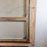 Antique Portrait of a Gentleman in 19th Century Attire Large Oil on Canvas