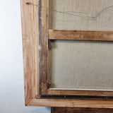 Antique Portrait of a Gentleman in 19th Century Attire Large Oil on Canvas