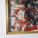 Pierre Imhof Abstract Oil on Paper, Signed and Dated 84