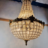 Antique Style French Empire Style Gilt Chandelier 75cm