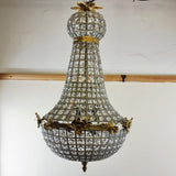 Antique Style French Empire Style Gilt Chandelier 75cm
