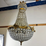 Antique Style French Empire Style Gilt Chandelier 75cm