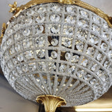 Antique Style French Empire Style Gilt Chandelier 75cm