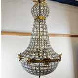 Antique Style French Empire Style Gilt Chandelier 65cm