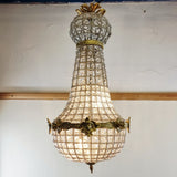 Antique Style French Empire Style Gilt Chandelier 65cm