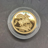 The Royal Mint 2026 King Charles III Gold Full Sovereign Limited to 3000