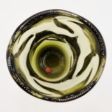 Whitefriars Knobbly Designed Green Glass Vase
