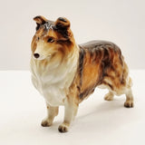 Royal Doulton Style Collie Dog Porcelain Figurine