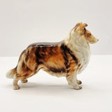 Royal Doulton Style Collie Dog Porcelain Figurine