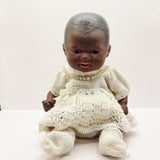 Rare Armand Marseille 362 Model Black Bisque Head with Moving Eyes and Teeth