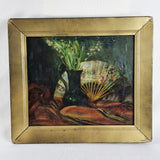 Victorian 19th Century Still Life Oil on Canvas