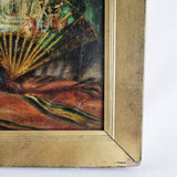 Victorian 19th Century Still Life Oil on Canvas