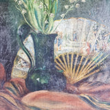 Victorian 19th Century Still Life Oil on Canvas