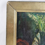 Victorian 19th Century Still Life Oil on Canvas